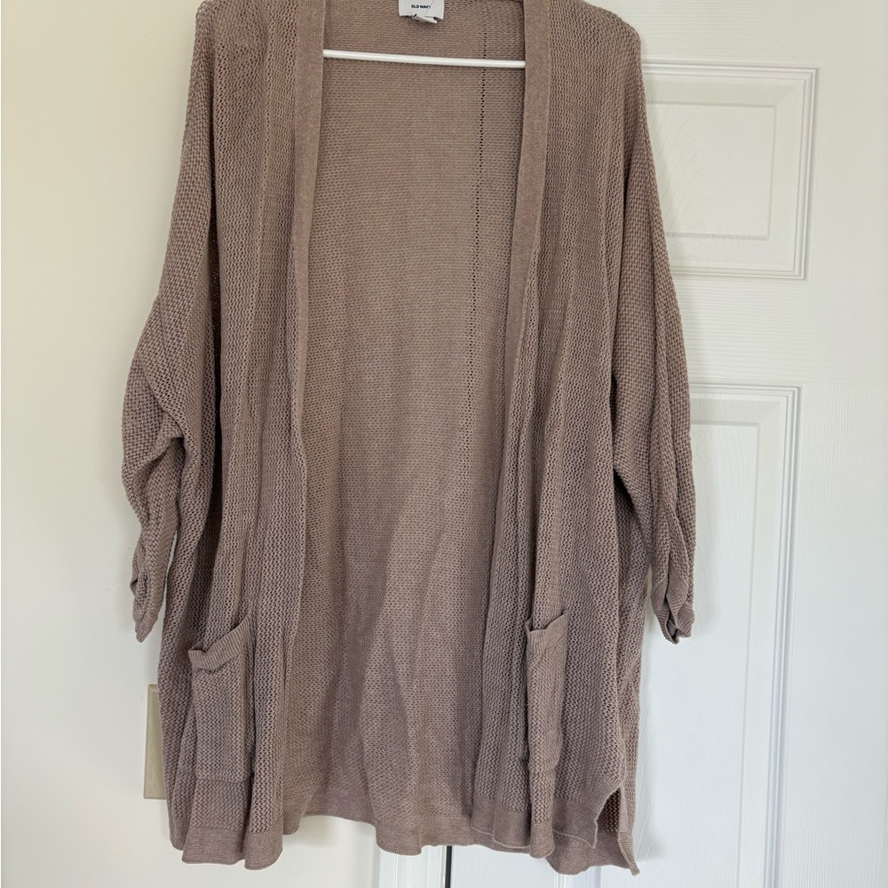 Old Navy Women's Cardigan Sweater - Light Brown